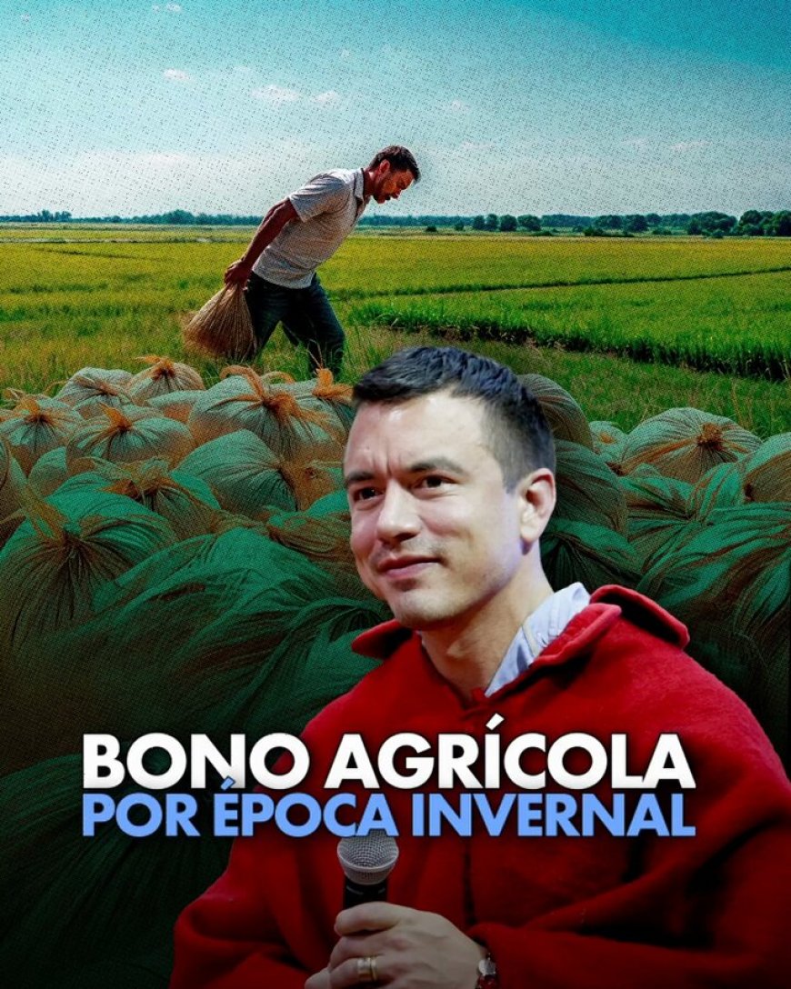 🔵 Apoyo al agro ecuatoriano
