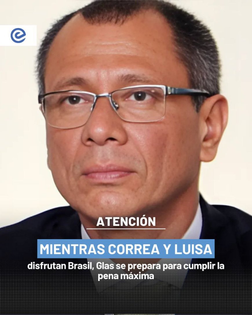 Jorge Glas y Carlos Bernal, sentenciados a 13 años de prisión por peculado