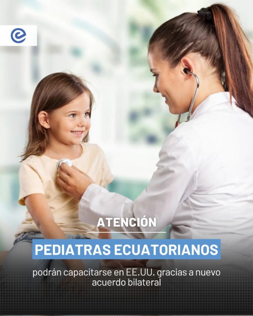 🔵 ¡Buenas noticias para la salud en Ecuador! Pediatras ecuatorianos podrán capacitarse en el hospital infantil más prestigioso del mundo: el Boston Children’s Hospital, afiliado a Harvard.