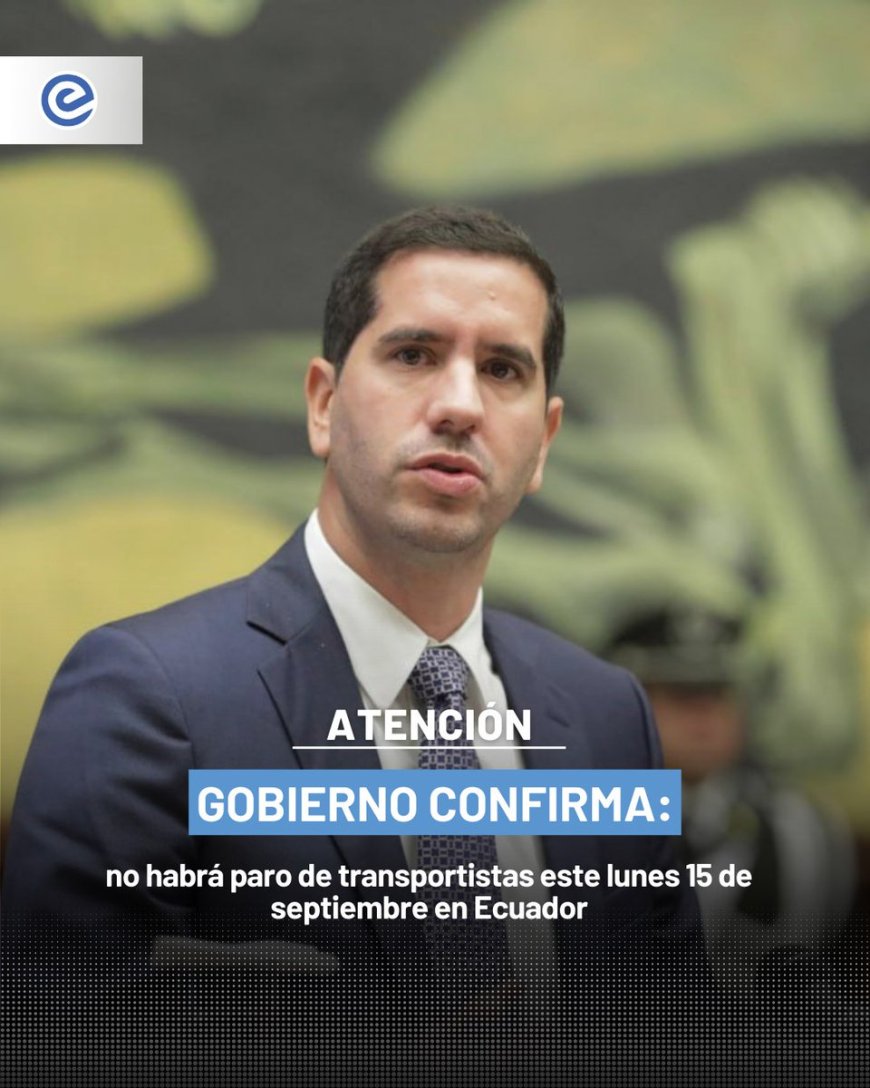 Roberto Luque confirma: No habrá paro de transportistas este lunes