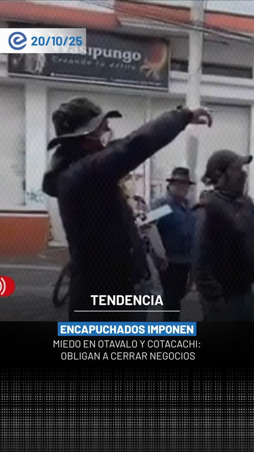 Otavalo y Cotacachi: Manifestaciones y cierre de negocios