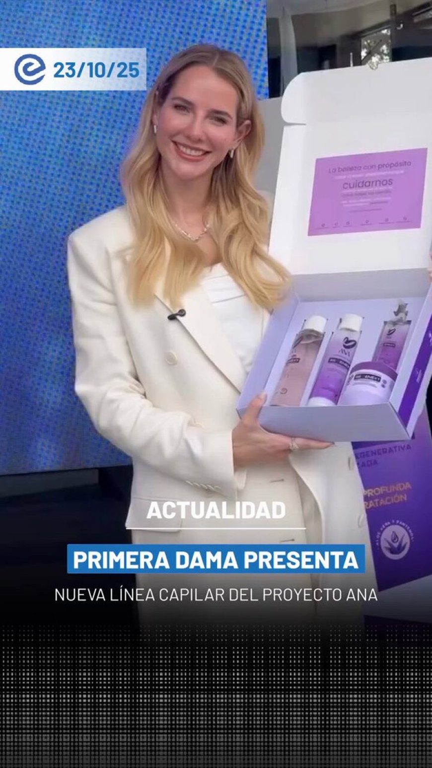 Lavinia Valbonesi presenta nueva línea capilar del Proyecto ANA en Ecuador