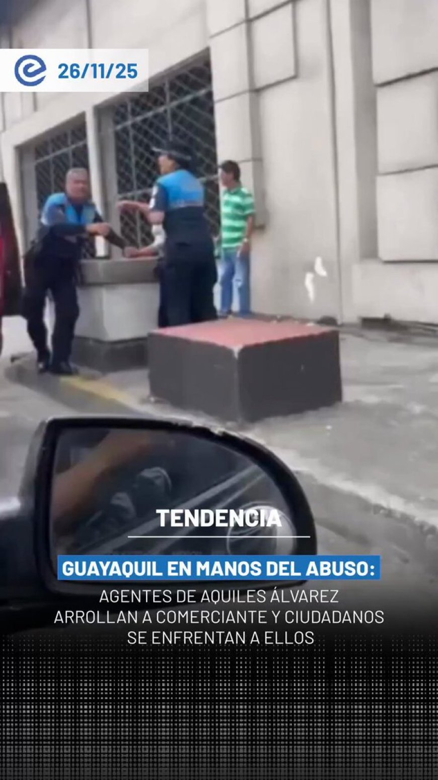 En Guayaquil, la bravuconería oficial tiene uniforme