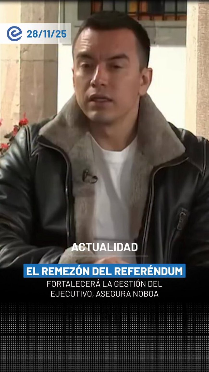 🔵 “El remezón fue para todos”. Con esa frase, Noboa reconoció que el referéndum expuso fallas internas y urgió a su equipo a caminar, comunicar y luchar con la misma intensidad.