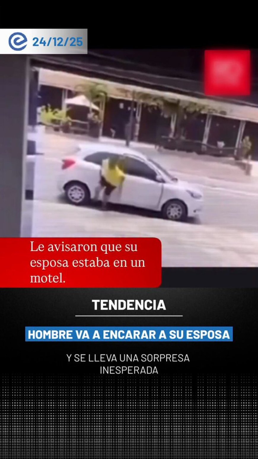 🔵 En Brasil, un hombre acudió a un motel para confrontar a su esposa, sin saber que ella había preparado una sorpresa por su cumpleaños.