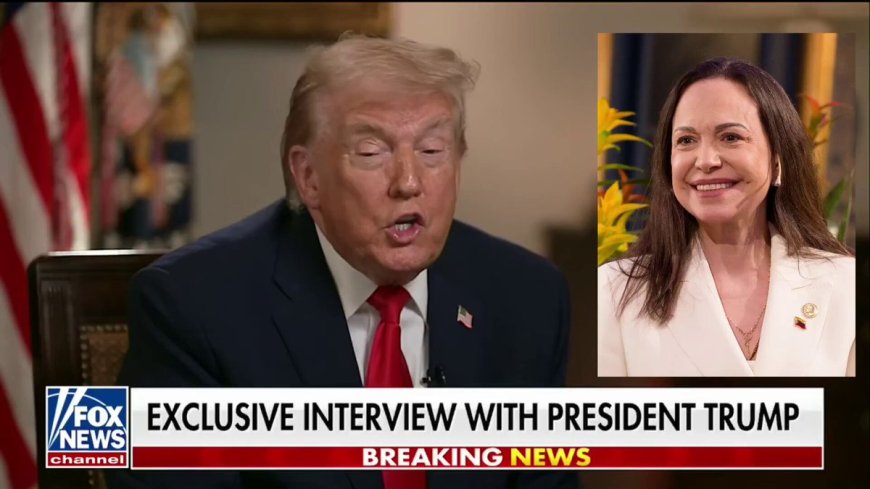 Donald Trump informa que se verá con María Corina Machado en Washington DC: “Es una muy buena persona. Viene la semana que viene y me interesa saludarla”.