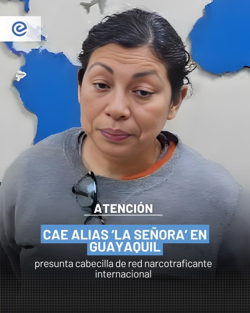 🔵Golpe al narcotráfico: la Policía detuvo a Carmen M., alias “La Señora”.