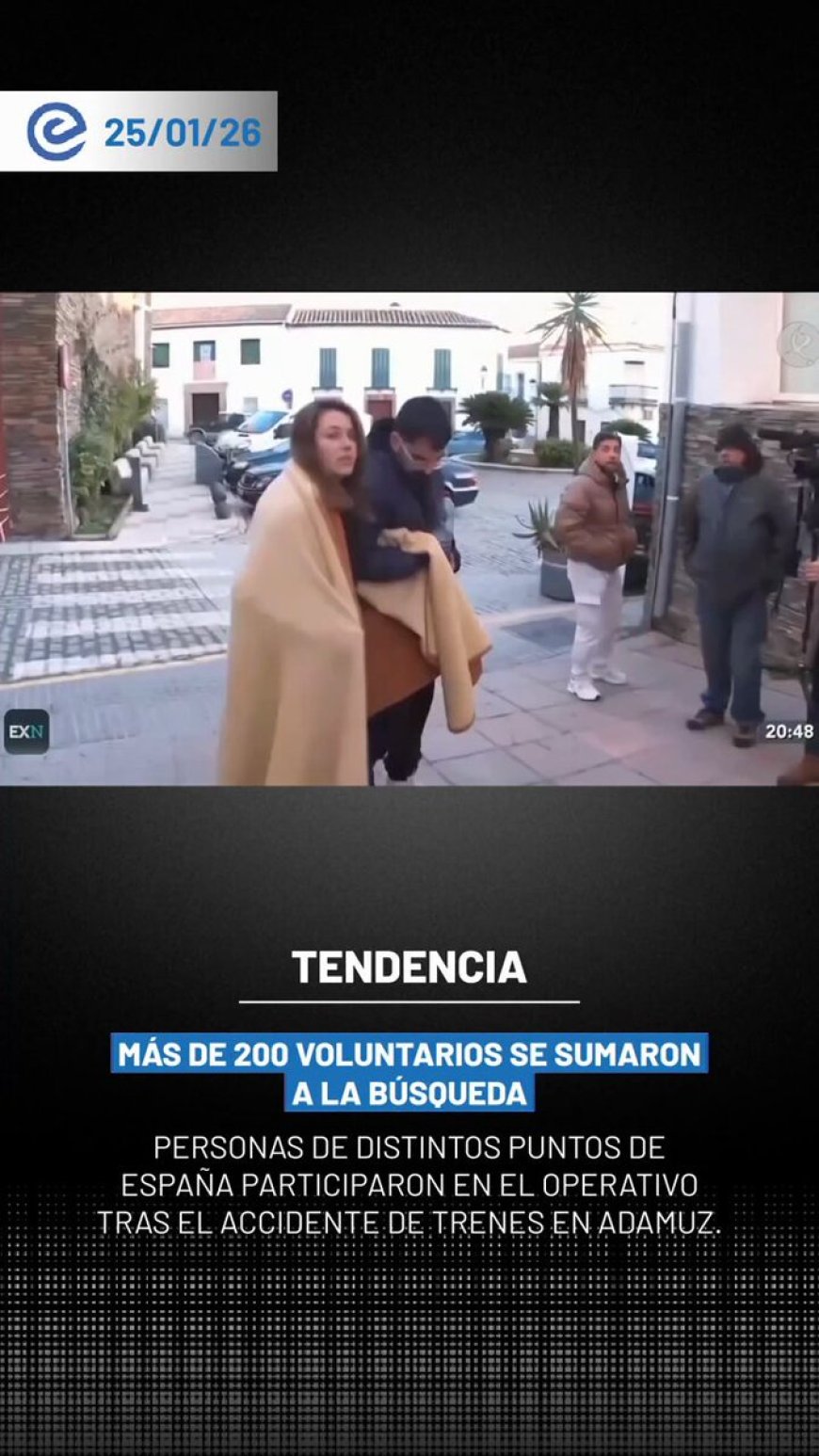 🔵 Tras tres días de intensa búsqueda, Boro fue encontrado y ya se encuentra nuevamente junto a Ana, luego del accidente de trenes registrado en Adamuz.