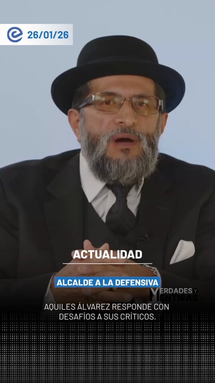 🔵 Iván Durazno ironizó sobre la actitud confrontativa del alcalde Aquiles Álvarez, señalando que “tendrá que recibir clases marciales” si continúa retando a quienes discrepan de su línea política. Fuente: @vym_tv