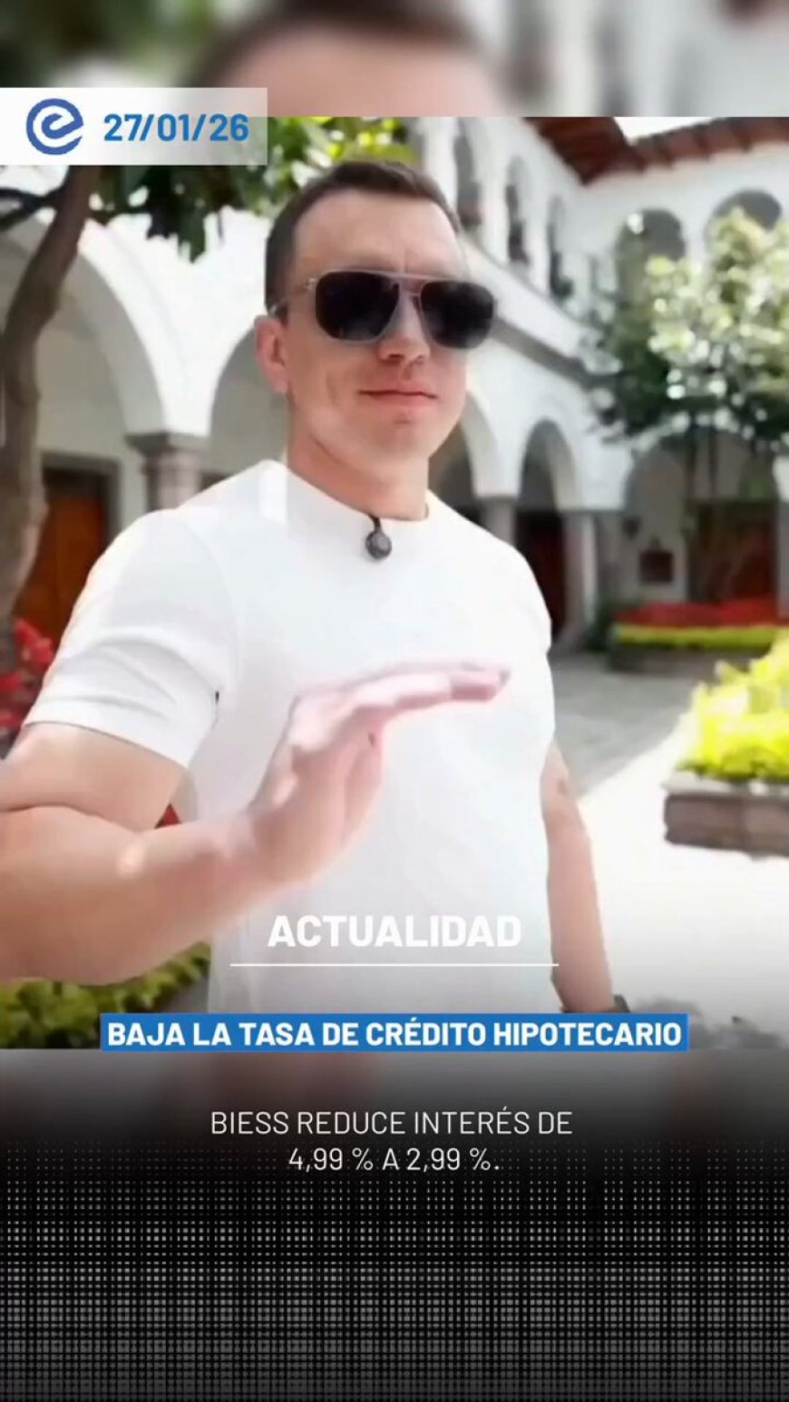 🔵 Desde este martes 27 de enero, el programa Credicasa del Banco del IESS (@biessecuador) redujo la tasa de interés del préstamo hipotecario Vivienda Premier del 4,99 % al 2,99 %.