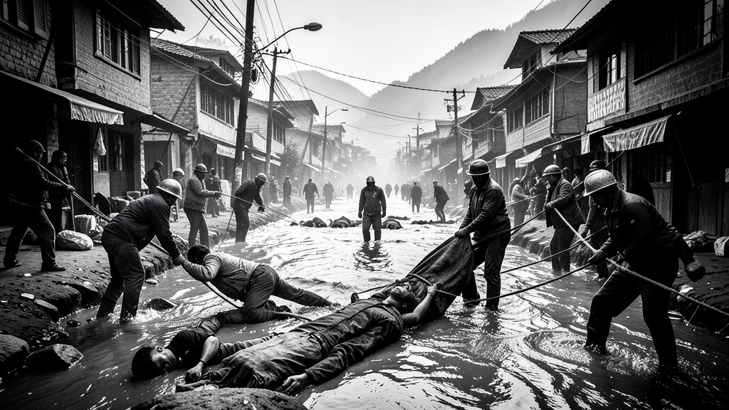 Nepal y China: El balance de víctimas supera el millar por la devastadora riada del 1 de septiembre