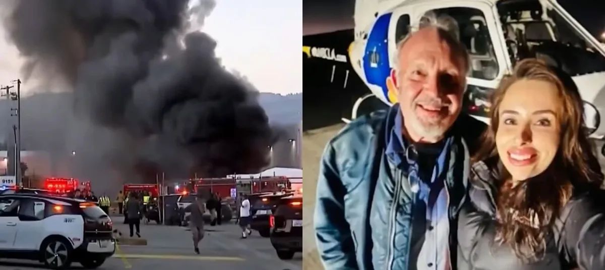 Helicóptero de noticias se estrelló en Los Ángeles; fallecen periodista y piloto