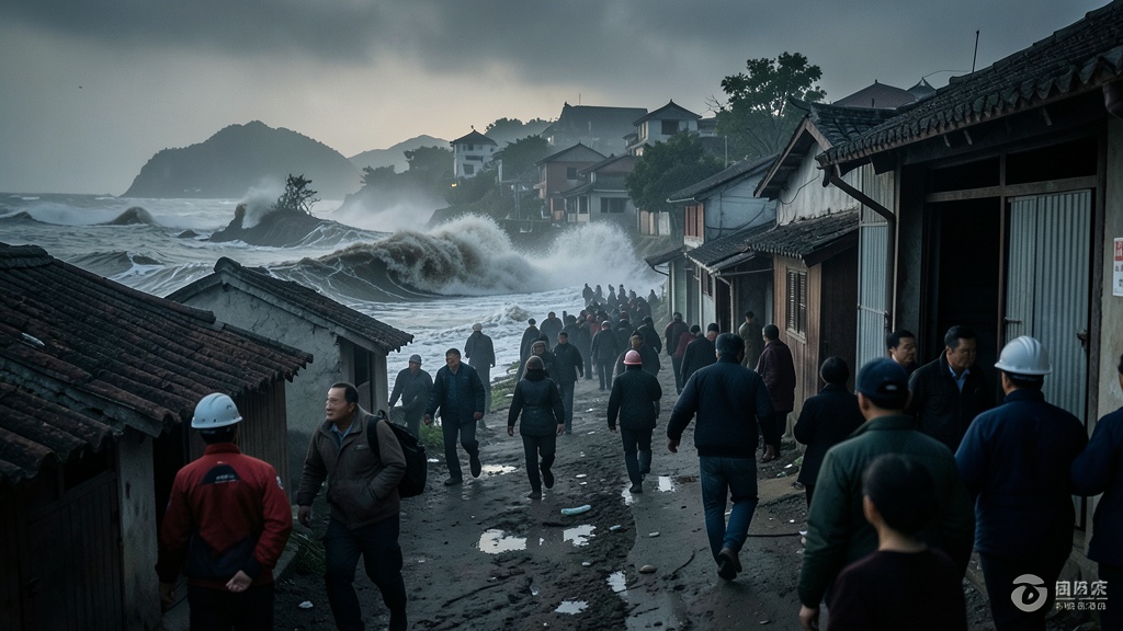 China emite alerta roja por tifón Dolphin: Miles evacuan zonas costeras