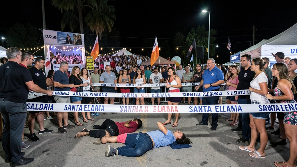 Sicariato deja tres muertos en fiesta de Santa Elena