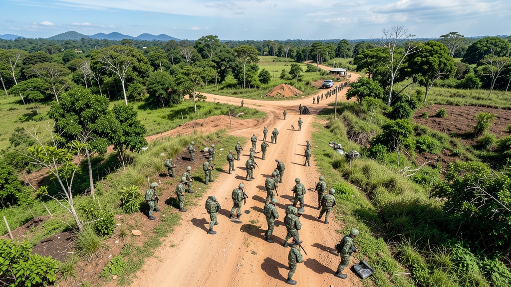 Ejército reporta heridos tras enfrentamiento contra redes de minería ilegal en Sucumbíos