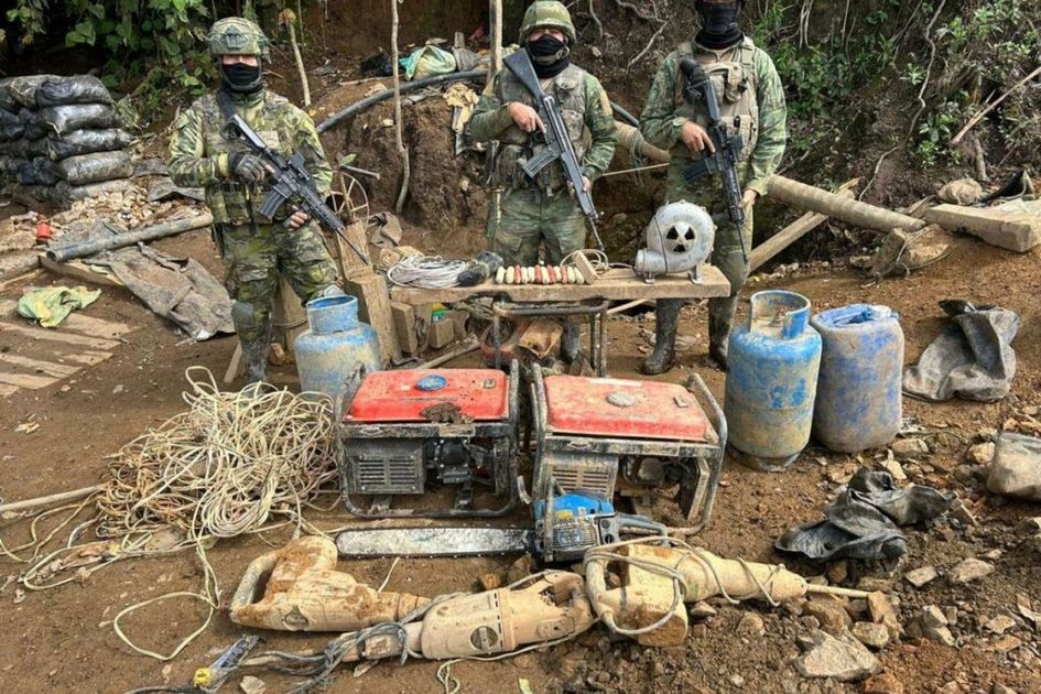 Ejército ecuatoriano intensifica operativos contra minería ilegal en Imbabura para blindar recursos naturales