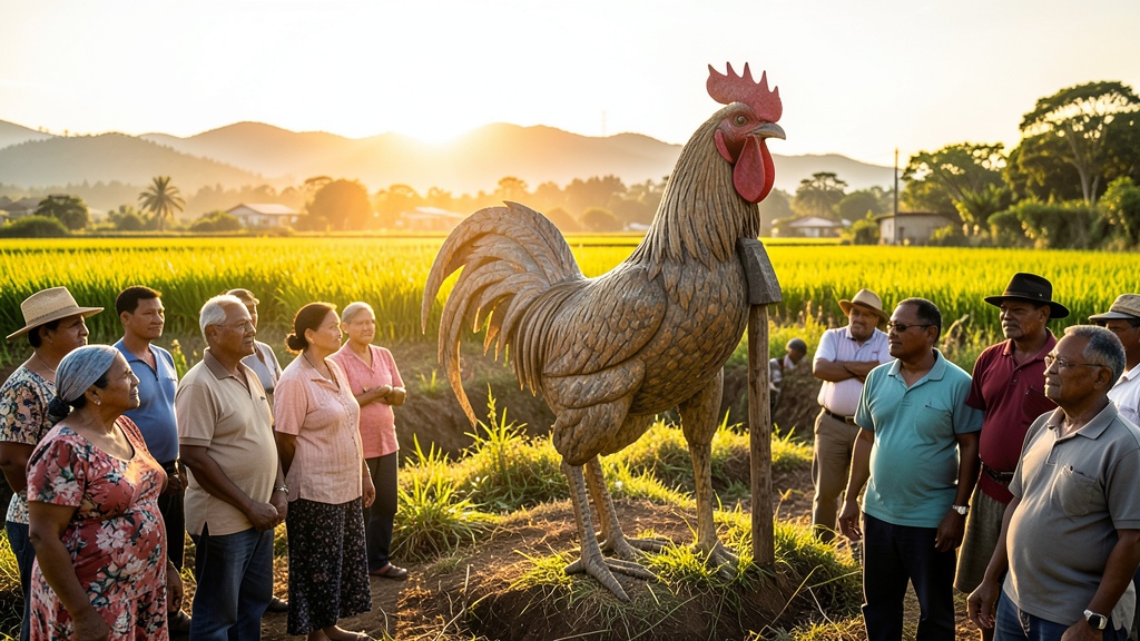 La historia del gallo Aguarico que marcó una comunidad ecuatoriana