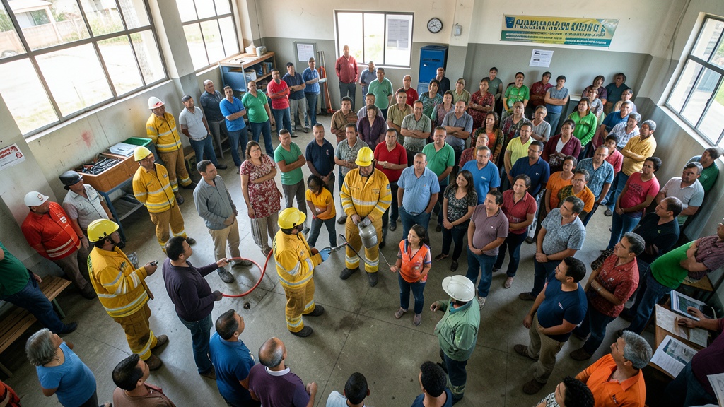 Bomberos ecuatorianos advierten sobre riesgos del gas y enseñan a detectar fugas preventivamente