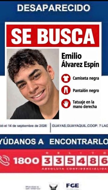 Familia busca reconstruir desaparición de motociclista en Guayaquil