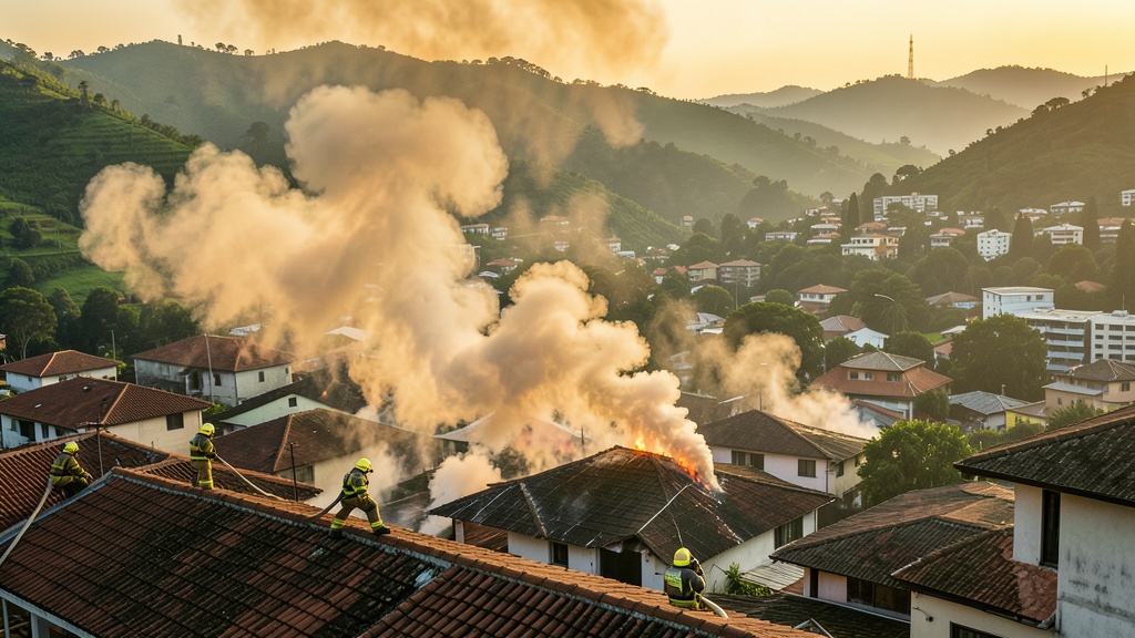 Quito mantiene siete barrios en monitoreo por humo de incendio forestal