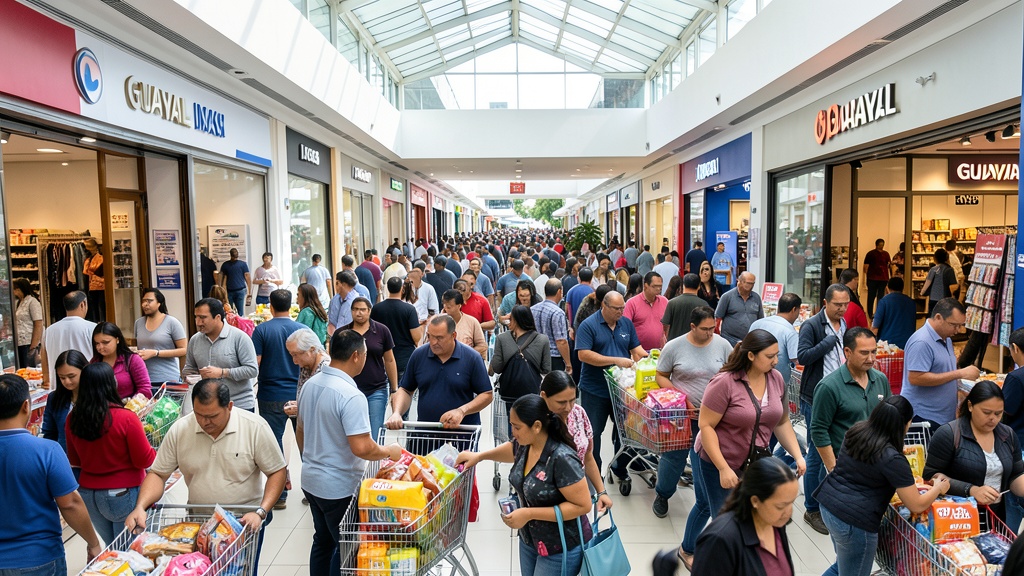 La fiebre mundialista impulsa compras de última hora en centros comerciales ecuatorianos
