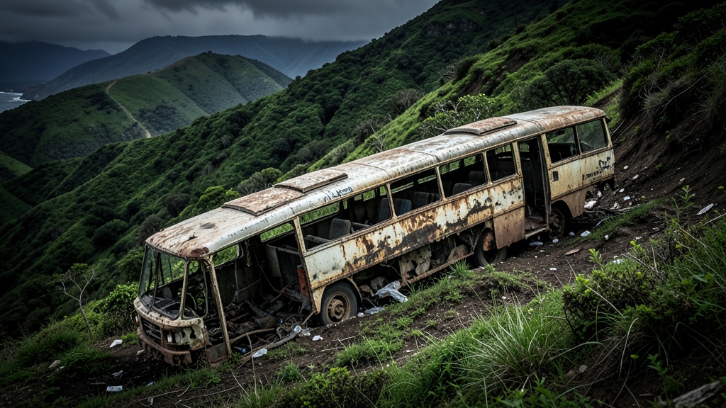 Tragedia en Cabo Verde: 25 muertos al caer autobús por precipicio