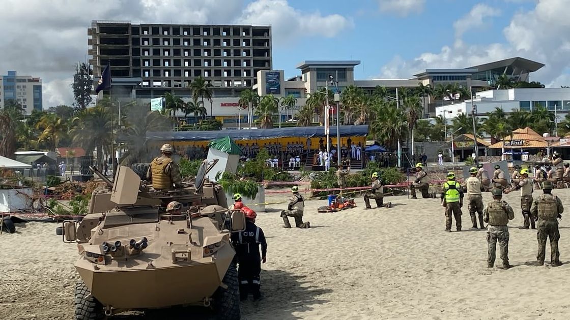Siete países realizan simulacro anfibio y sísmico en Manta durante el ejercicio Solidarex V