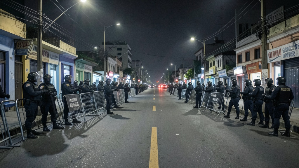Ecuador impone toque de queda nocturno en cuatro provincias del 15 al 30 de marzo sin salvoconductos