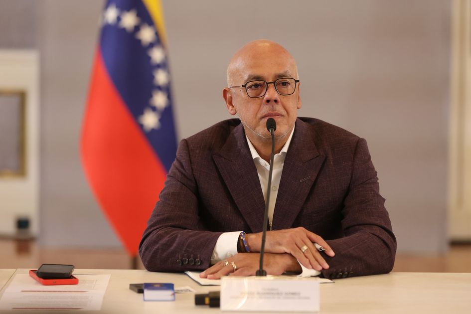 EE.UU. levanta sanciones a Jorge Rodríguez, presidente de la Asamblea Nacional venezolana