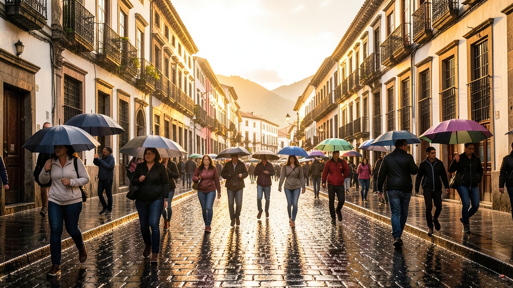 Quito registra lluvias tras semanas de sol; Inamhi emite alerta hasta martes