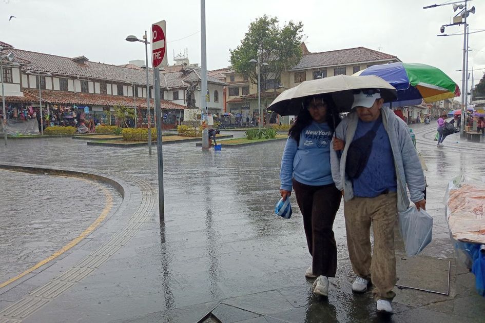 Inamhi emite alerta meteorológica para este 13 de octubre por lluvias intensas en varias provincias
