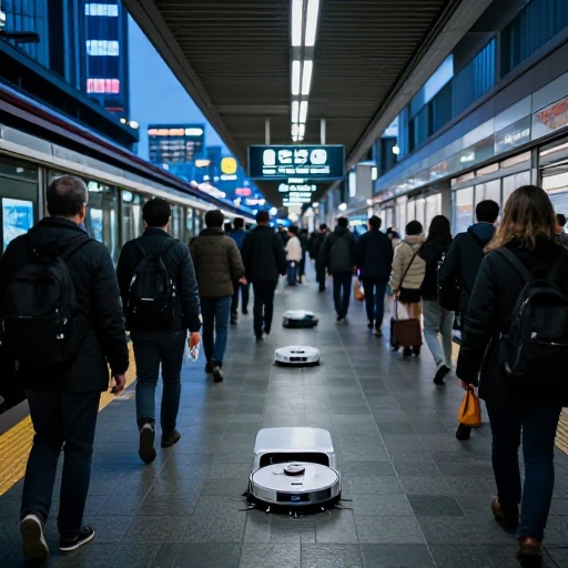 Tokio prueba robots autónomos para limpiar la estación más transitada del mundo