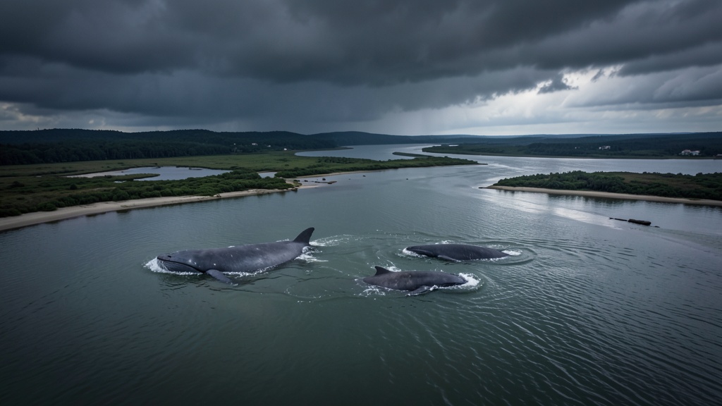 Plan de emergencia para salvar 30 belugas atrapadas en EE.UU.