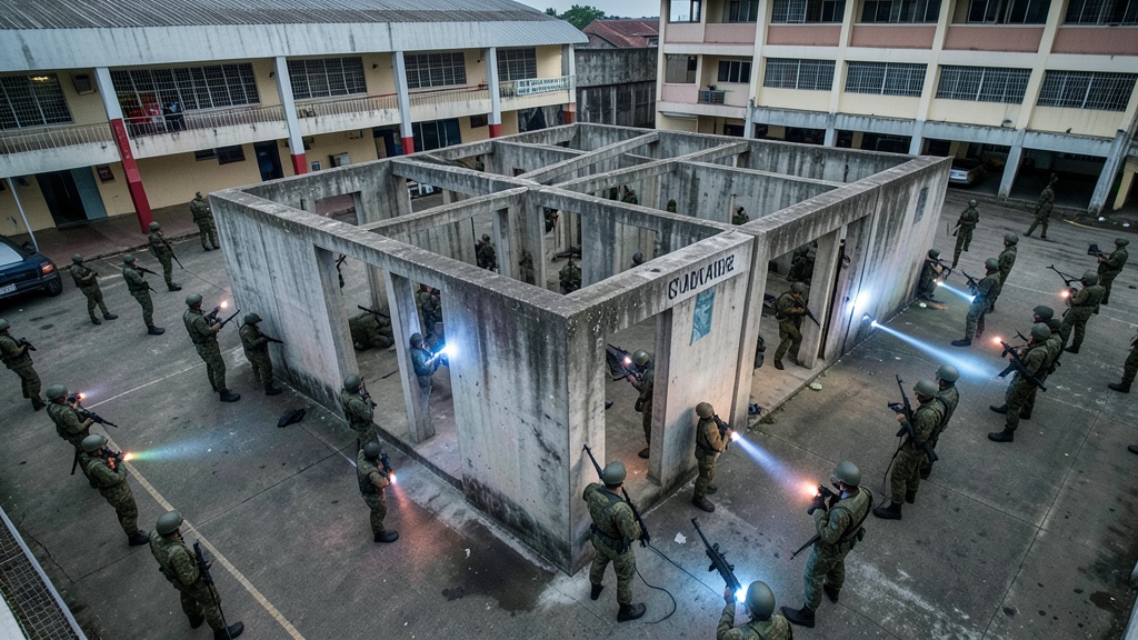 Fuerzas Armadas decomisan armamento y drogas en operativo de seguridad en cárcel El Rodeo