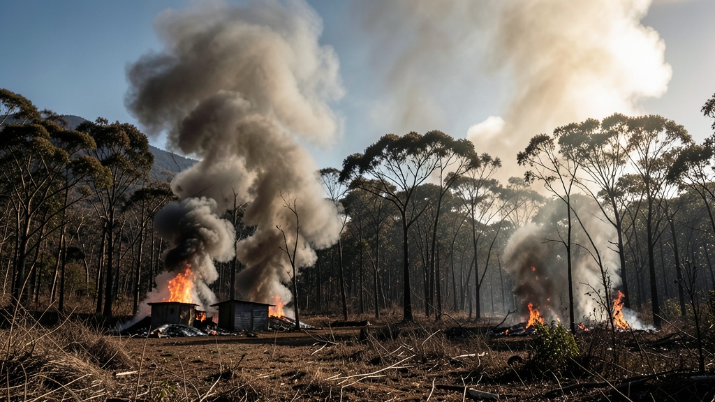 Ecuador enfrenta nueve incendios forestales activos en seis provincias bajo alerta ambiental