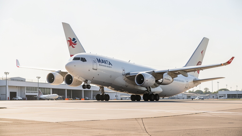 Avión canadiense de carga aterriza con éxito en Manta tras falla técnica