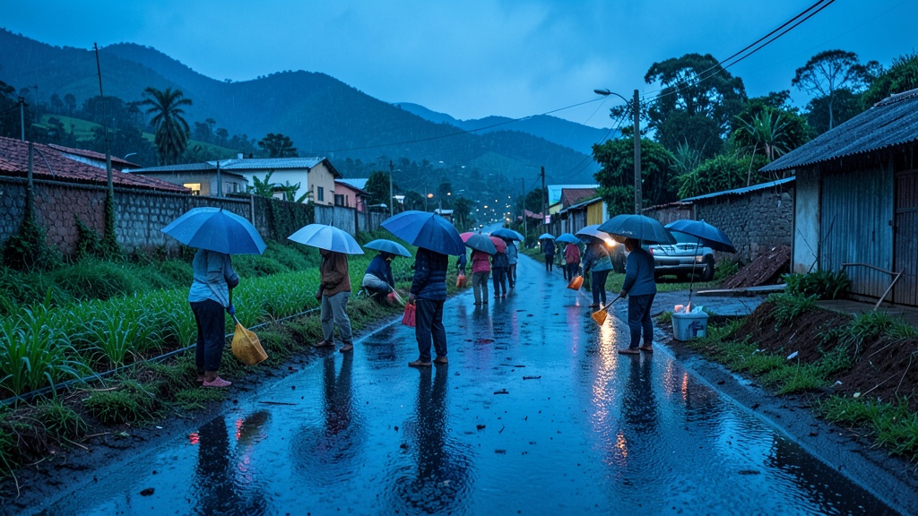 Inamhi alerta a seis provincias ecuatorianas por fuertes lluvias y vientos entre el 13 y 16 de septiembre