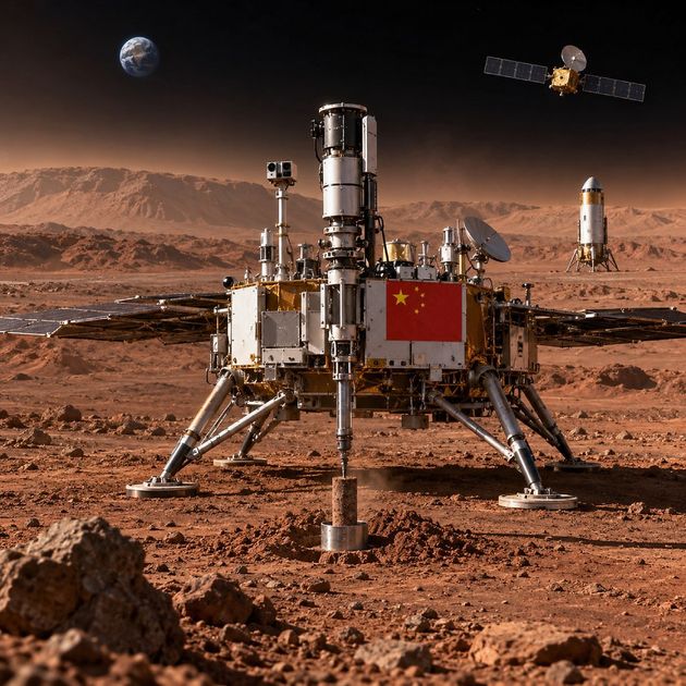 China avanza con Tianwen 3 para ser primero en traer muestras de Marte
