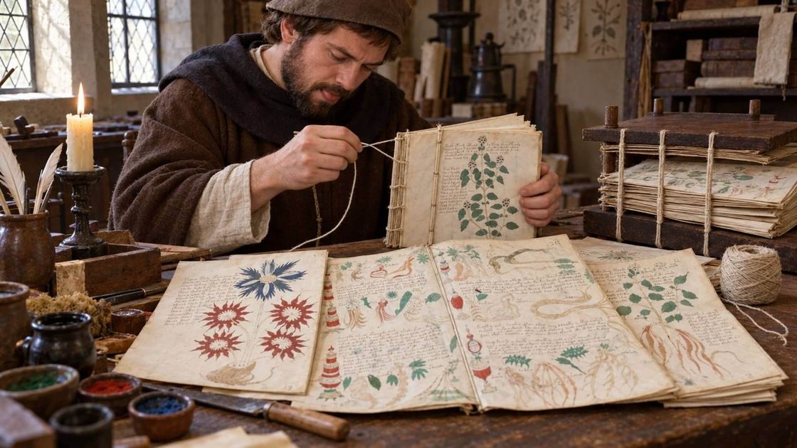 Estudio revela error de encuadernación en misterioso Manuscrito Voynich
