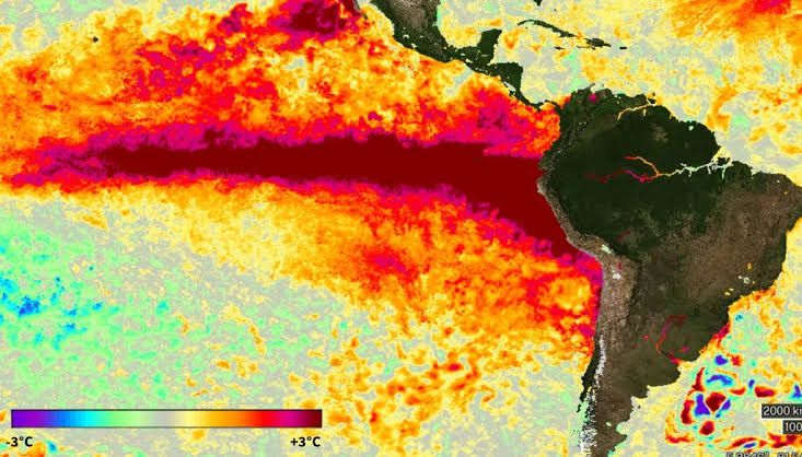 ONU advierte que El Niño será gigantesco y durará hasta febrero de 2027