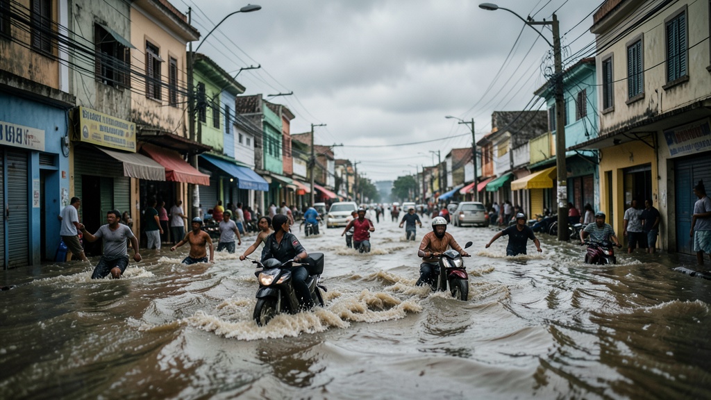 Inamhi alerta por lluvias intensas e inundaciones hasta el 1 de noviembre