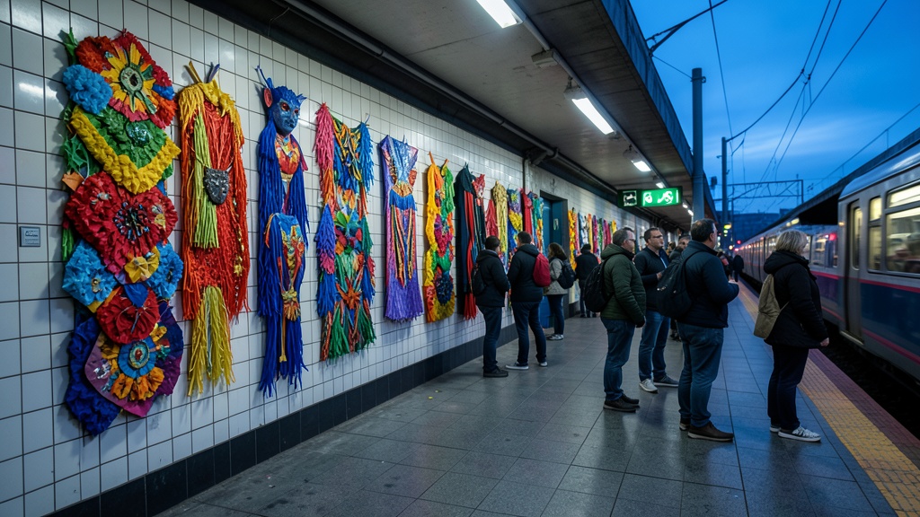 Fundación InConcerto lleva arte efímero al Metro de Quito y conmueve a pasajeros en estación Jipijapa
