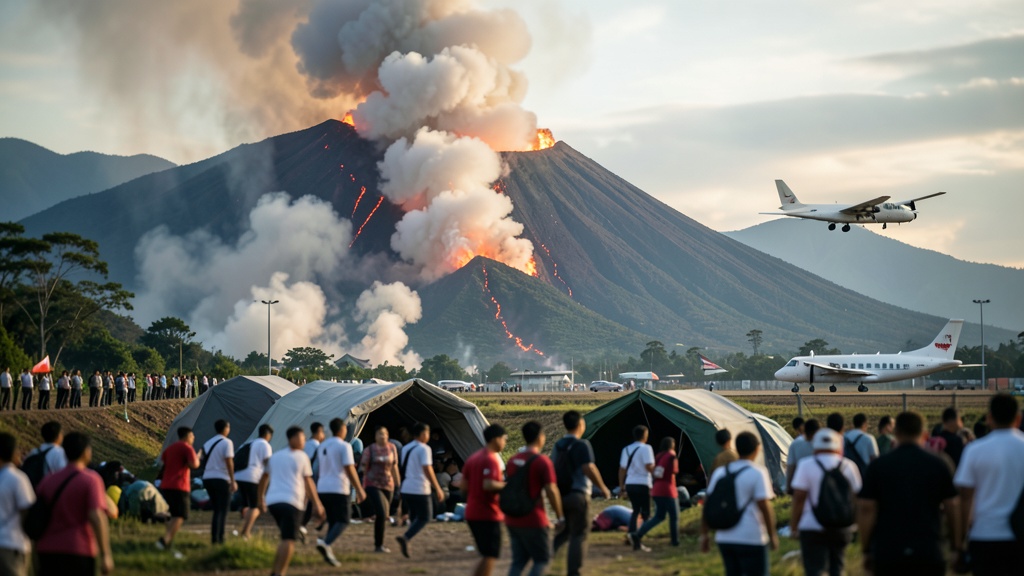 Erupción del volcán Merapi en Indonesia suspende vuelos y clases por riesgo sísmico