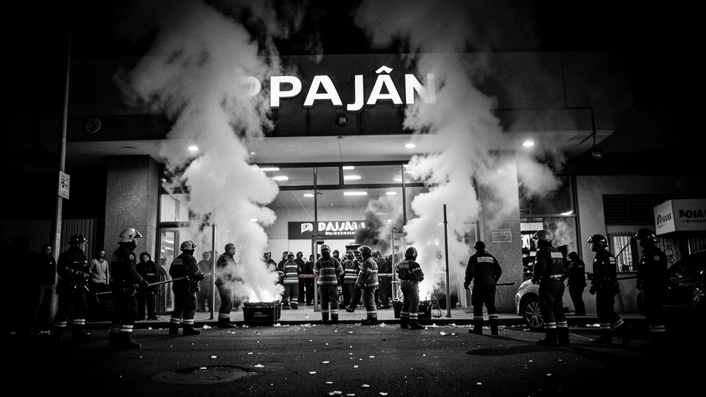Incendio en centro comercial de Paján moviliza a bomberos y autoridades en emergencia de seguridad