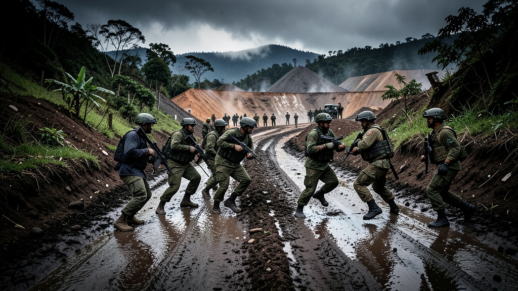 Dos militares heridos en enfrentamiento contra minería ilegal en Sucumbíos