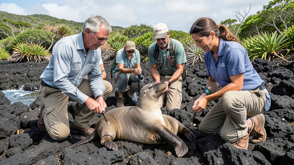 Comunidades de Galápagos fortalecen protección del lobo marino como símbolo ecológico
