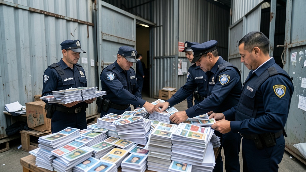 Policía desarticula red que vendía pasaportes falsos con complicidad de funcionarios en Ecuador