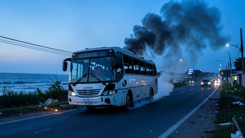 Accidente de bus institucional deja un muerto y dos heridos en vía a la Costa