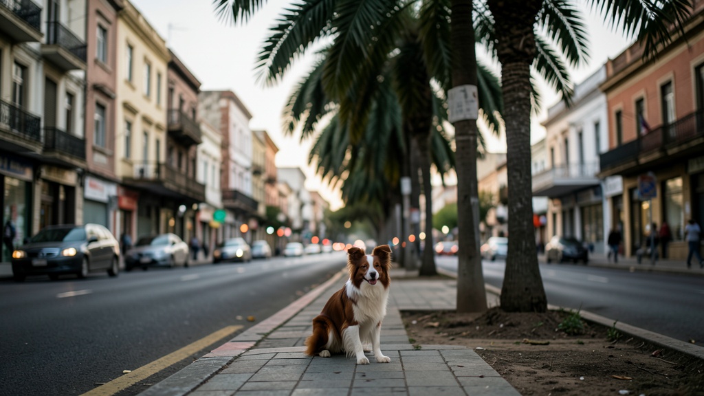 Tsunami, el perro Border Collie héroe ecuatoriano recibe estatuilla en Venezuela por sus labores humanitarias