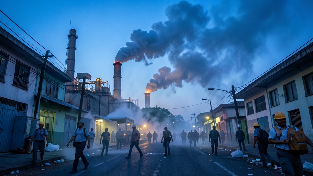 Incendio industrial paralizó zona norte de Guayaquil este miércoles